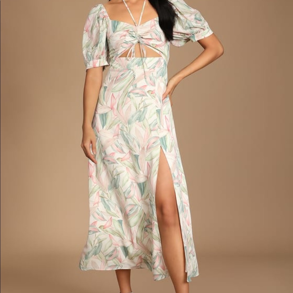 Lulus Thriving Moment Dress